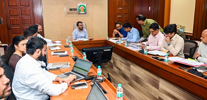 MHADA CEO takes detailed review of PMAY projects   